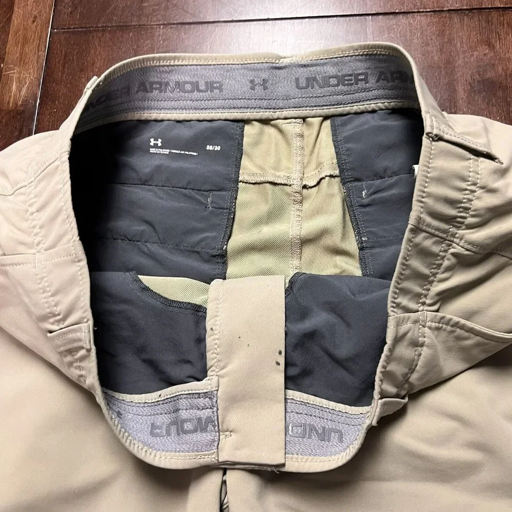 Adidas Golf Pants‎ 38(fits 36)x30 Khaki Ultimate 365 Golf Performance Chinos
